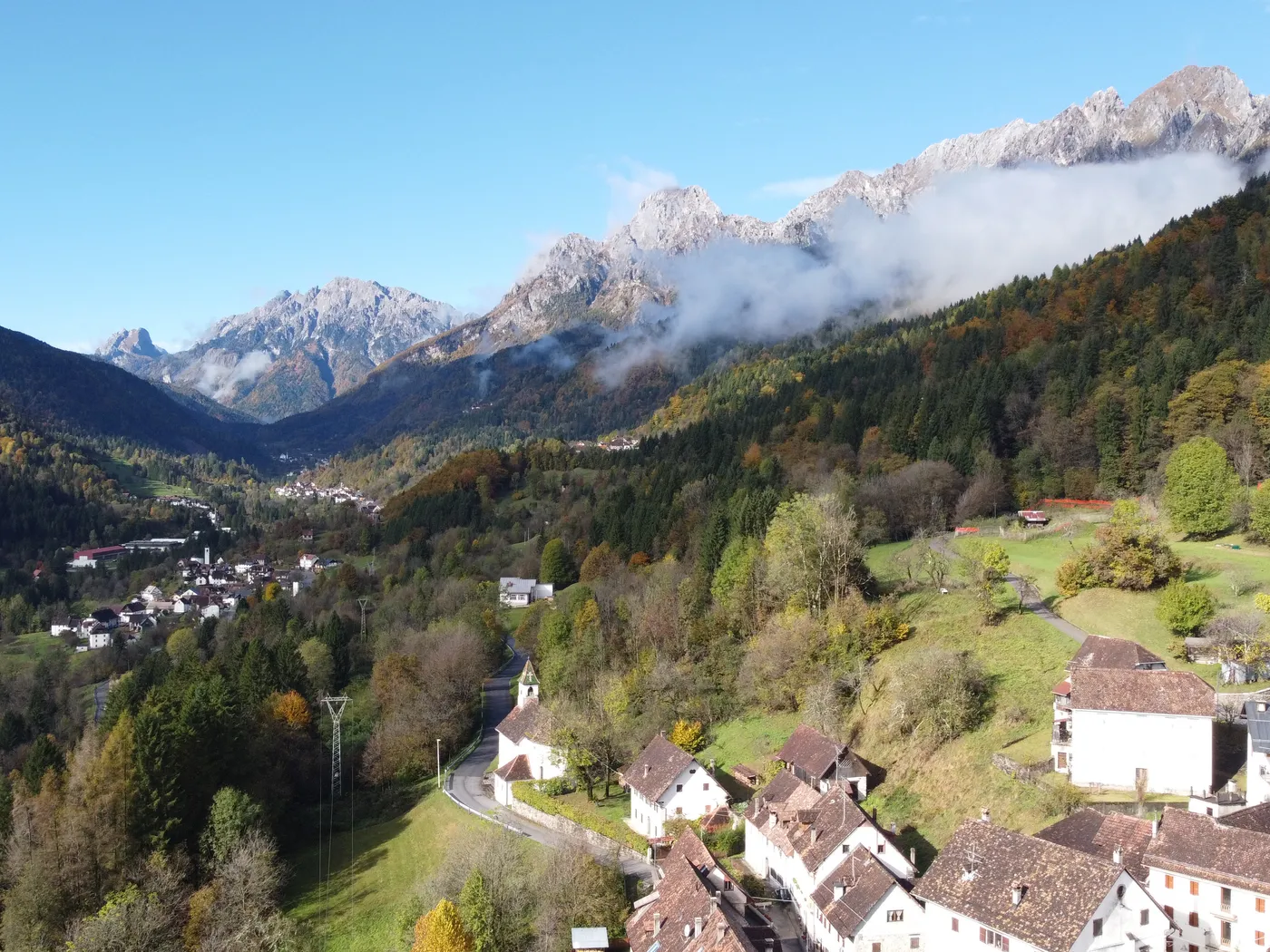 Vista mozzafiato sulle Dolomiti Friulane